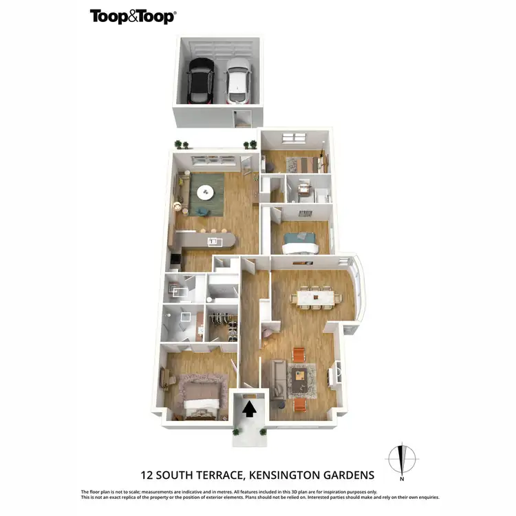 Floorplan of Homely house listing, 12 South Terrace, Kensington Gardens SA 5068