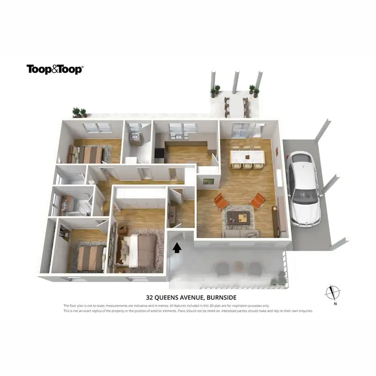 Floorplan of Homely house listing, 32 Queens Avenue, Burnside SA 5066