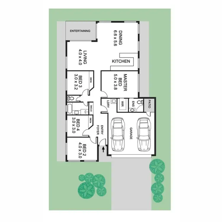 Floorplan of Homely house listing, 19 Dragon Flower, Mount Low QLD 4818