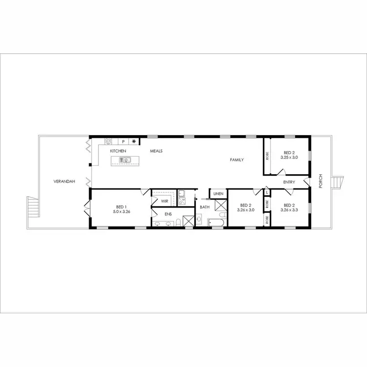 Floorplan of Homely house listing, 24 Sorrel Street, Paddington QLD 4064
