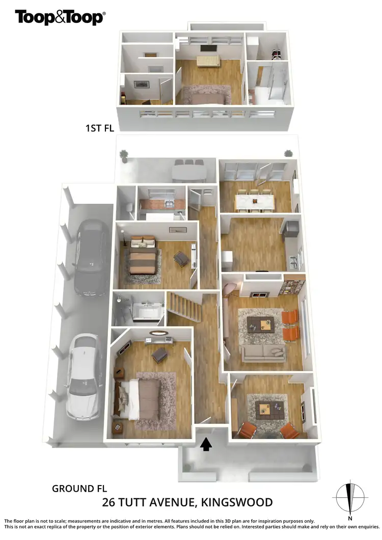 Floorplan of Homely house listing, 26 Tutt Avenue, Kingswood SA 5062