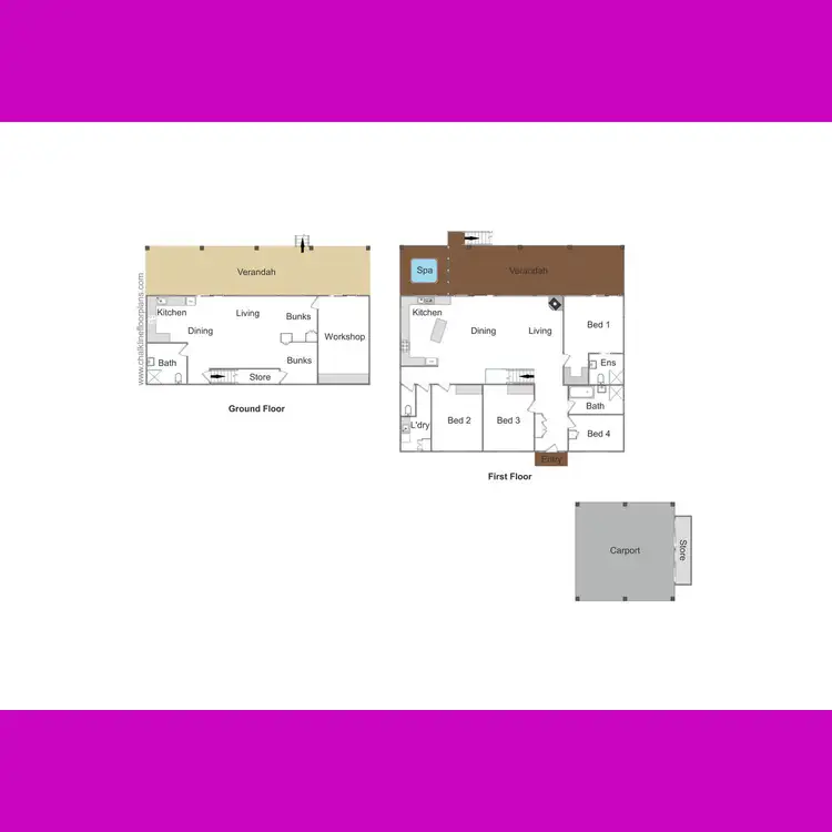Floorplan of Homely house listing, 13 Summit View Crt, Merrijig VIC 3723