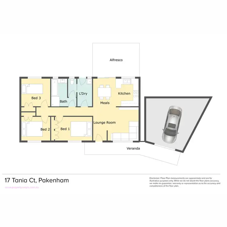 Floorplan of Homely house listing, 17 Tania Court, Pakenham VIC 3810