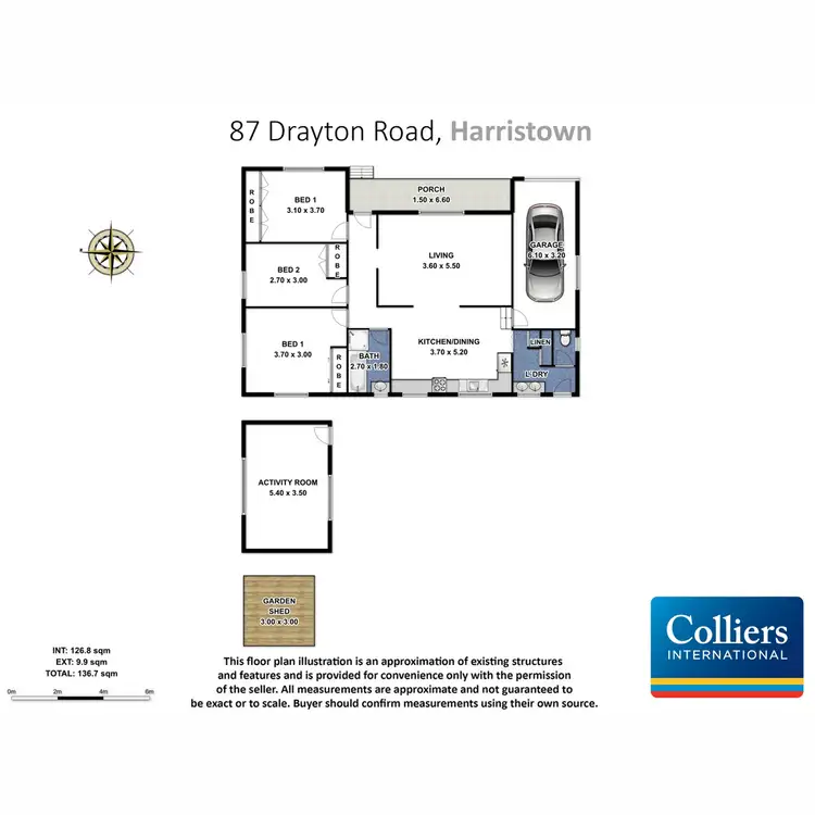 Floorplan of Homely house listing, 87 Drayton Road, Harristown QLD 4350