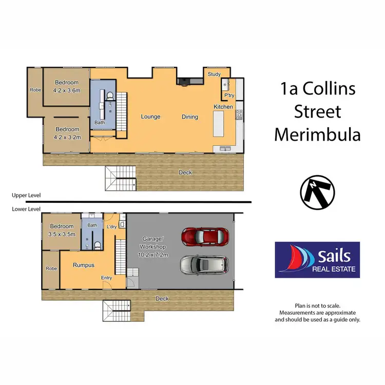 Floorplan of Homely house listing, 1a Collins Street, Merimbula NSW 2548