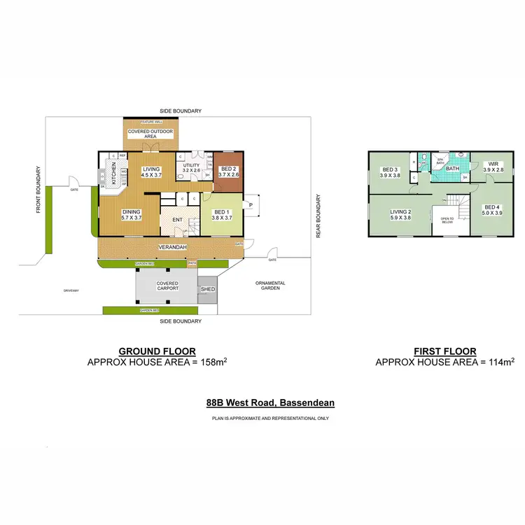 Floorplan of Homely house listing, 88B West Road, Bassendean WA 6054