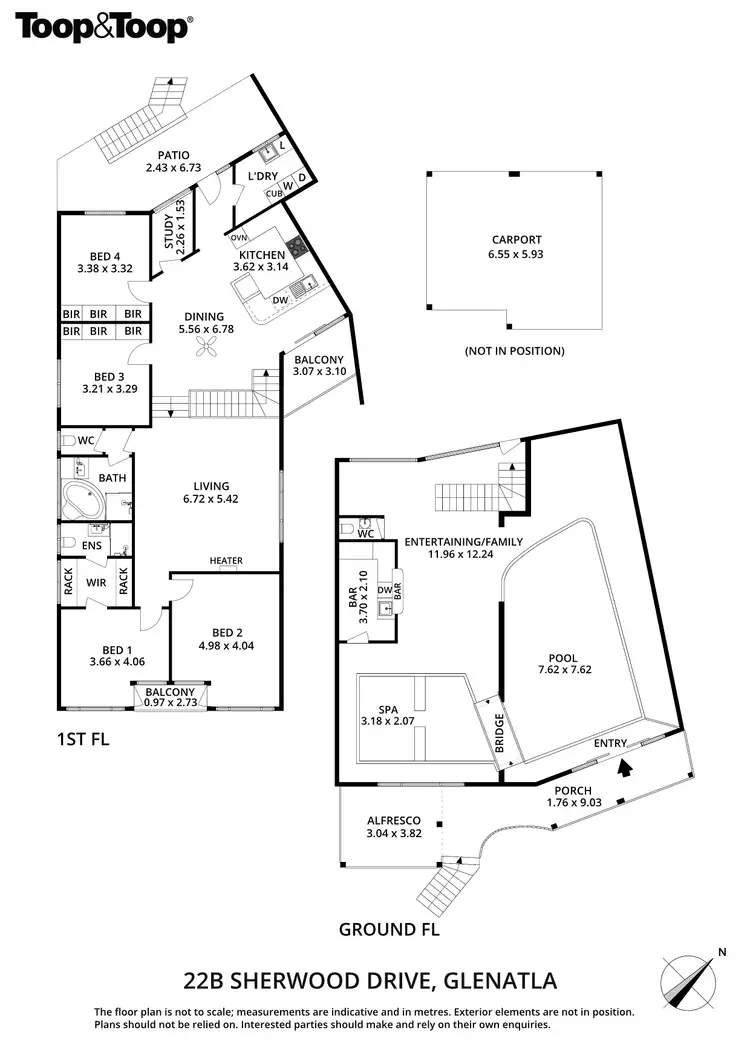 Floorplan of Homely house listing, 22B Sherwood Drive, Glenalta SA 5052