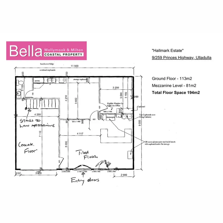 Floorplan of Homely unit listing, 9/259 Princes Highway, Ulladulla NSW 2539