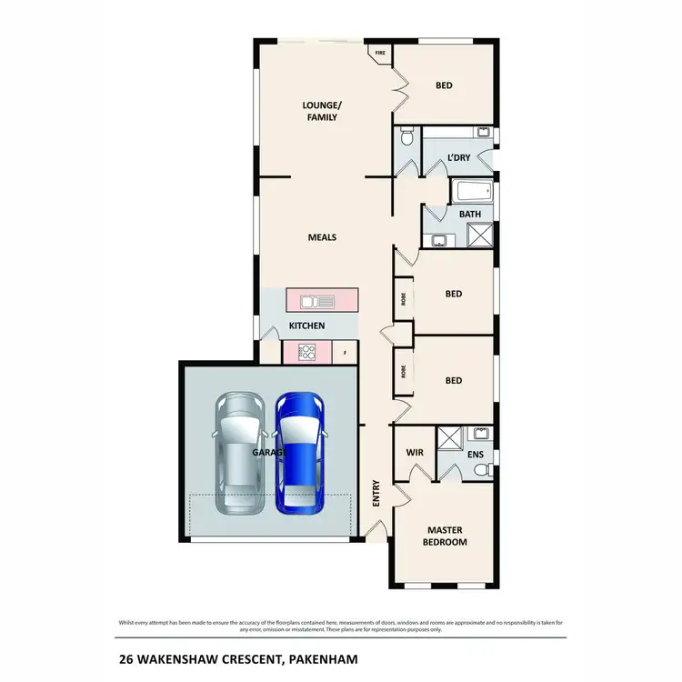 Floorplan of Homely house listing, 26 Wakenshaw Crescent, Pakenham VIC 3810