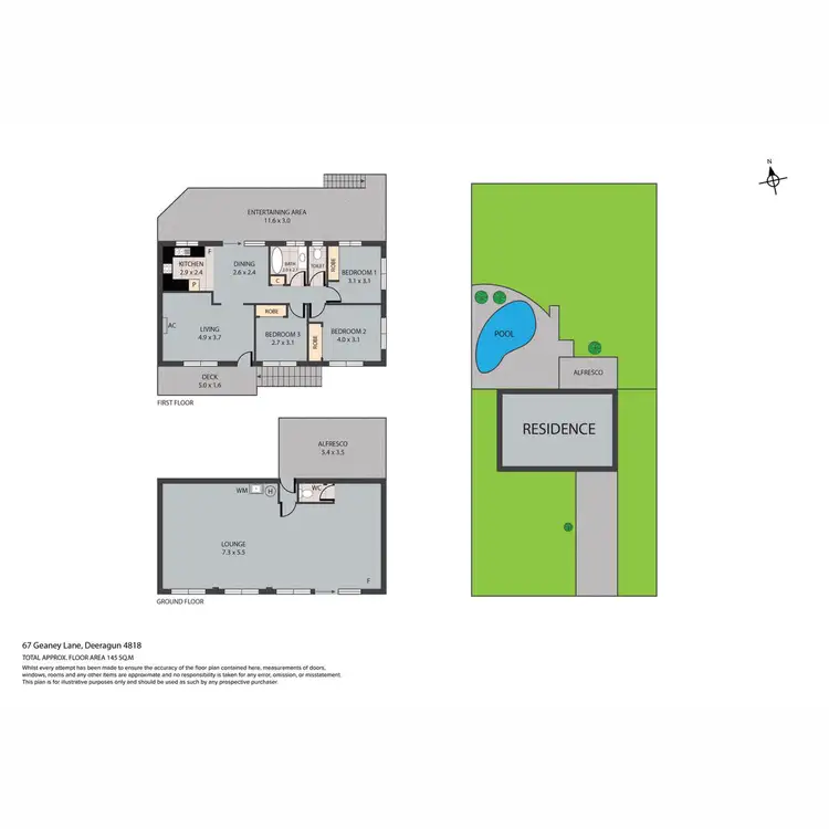 Floorplan of Homely house listing, 67 Geaney Lane, Deeragun QLD 4818