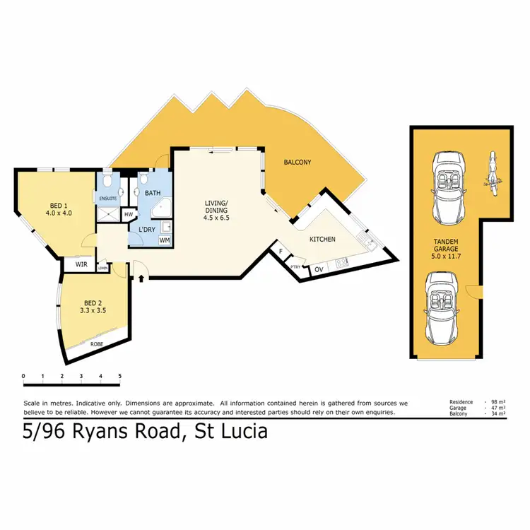 Floorplan of Homely apartment listing, 5/96 Ryans Road, St Lucia QLD 4067