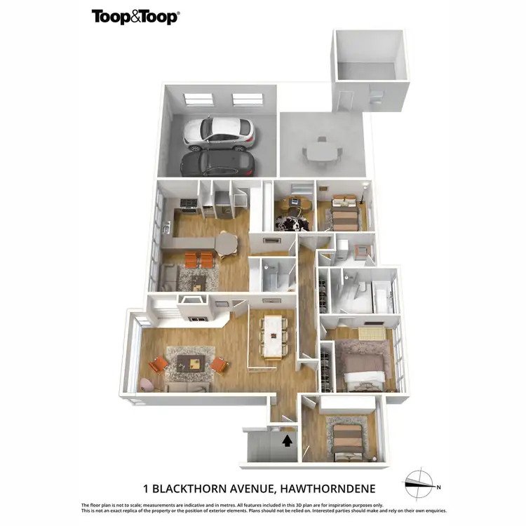 Floorplan of Homely house listing, 1 Blackthorn Avenue, Hawthorndene SA 5051