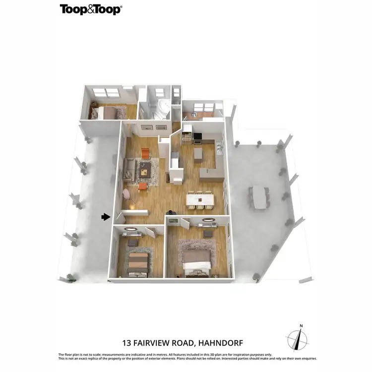 Floorplan of Homely house listing, 13 Fairview Road, Hahndorf SA 5245
