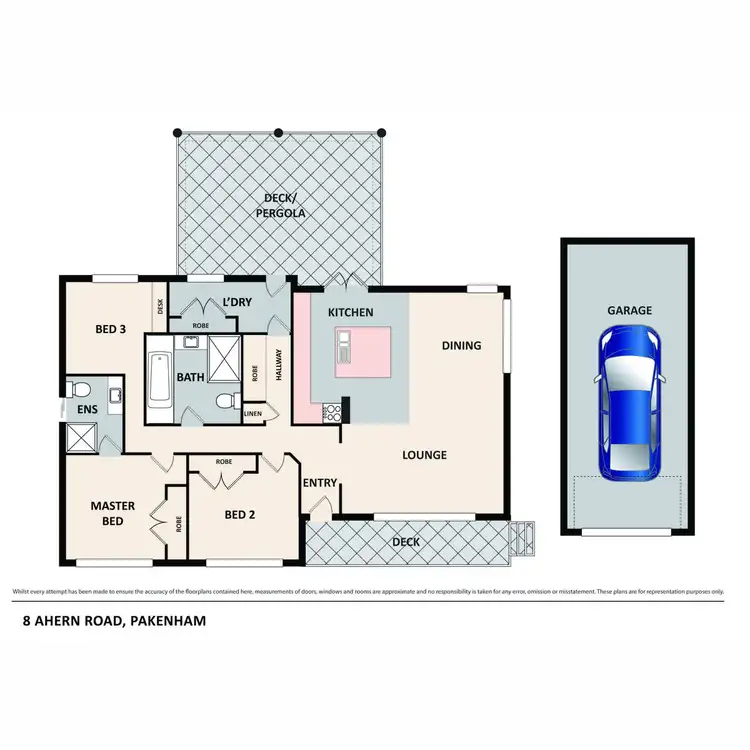 Floorplan of Homely house listing, 8 Ahern Road, Pakenham VIC 3810