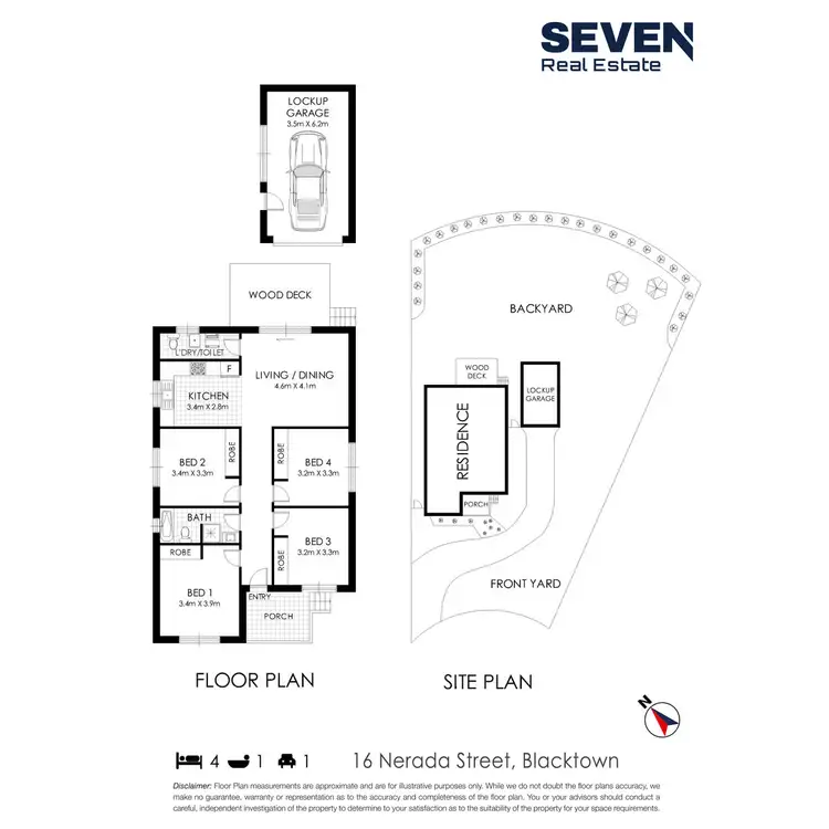 Floorplan of Homely house listing, 16 Nerada Street, Blacktown NSW 2148