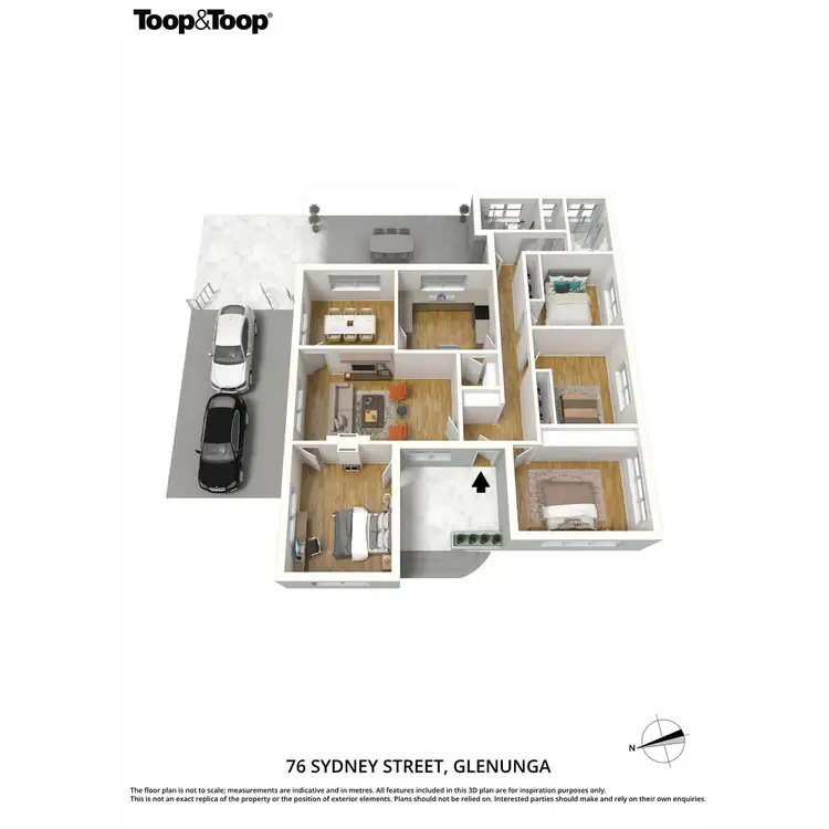 Floorplan of Homely house listing, 76 Sydney Street, Glenunga SA 5064