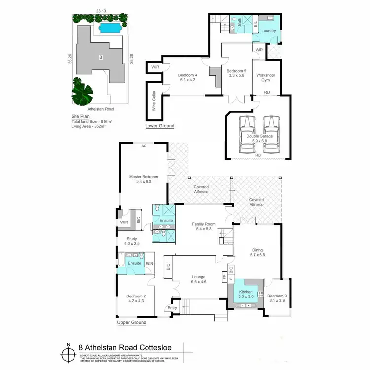 Floorplan of Homely house listing, 8 Athelstan Road, Cottesloe WA 6011