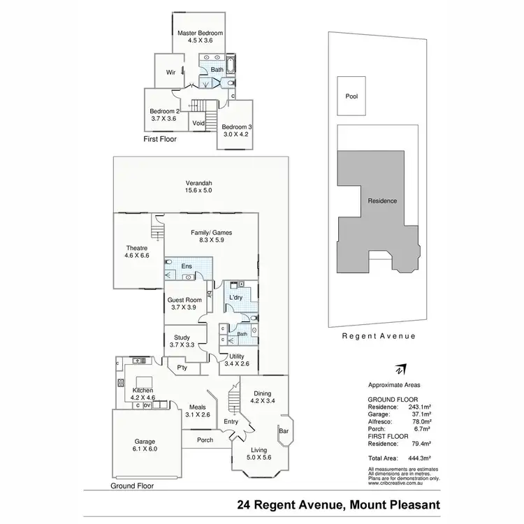 Floorplan of Homely house listing, 24 Regent Avenue, Mount Pleasant WA 6153