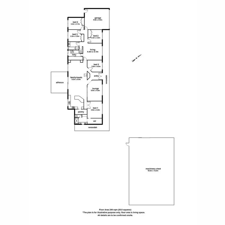 Floorplan of Homely house listing, 2711 Gembrook Launching Place Road, Gembrook VIC 3783