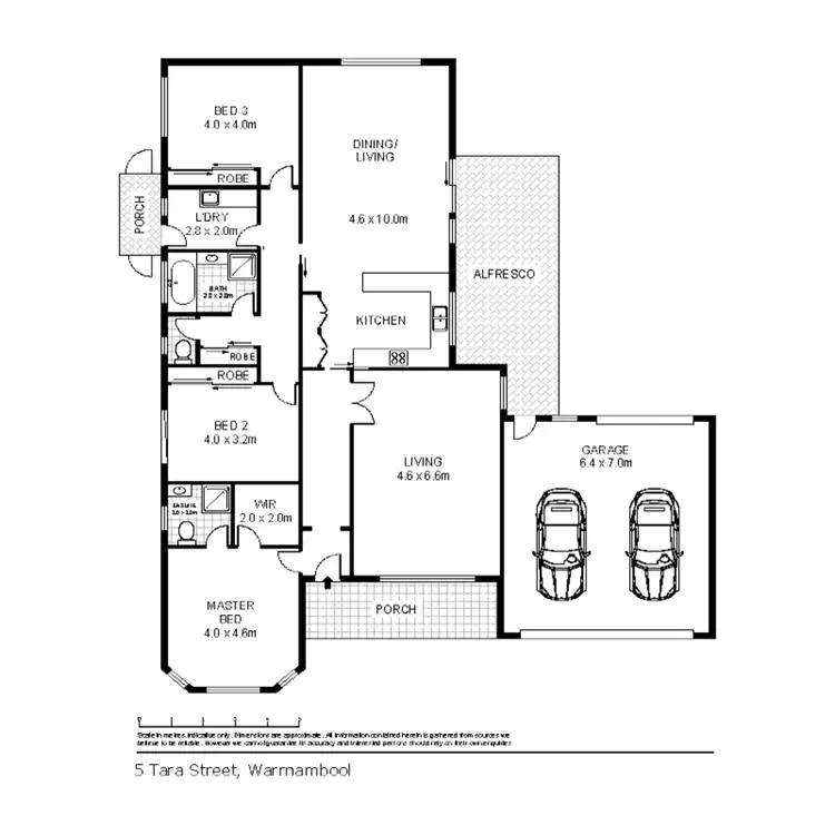 Floorplan of Homely house listing, 5 Tara Street, Warrnambool VIC 3280
