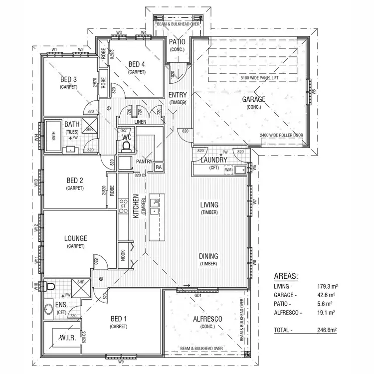 Floorplan of Homely house listing, 19 Greenway Street, Lloyd NSW 2650