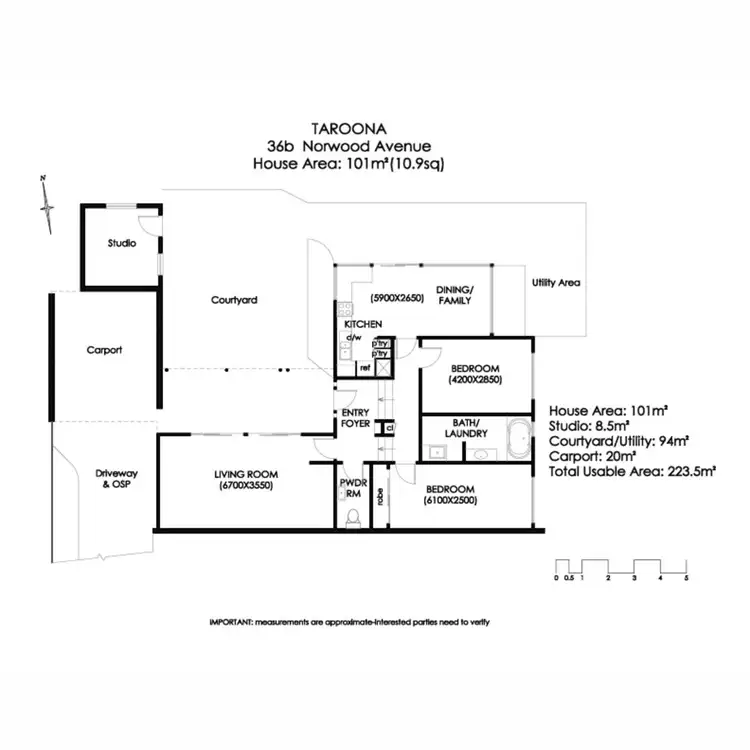 Floorplan of Homely house listing, 36B Norwood Avenue, Taroona TAS 7053