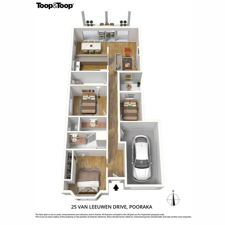Floorplan of Homely house listing, 25 Van Leeuwen Drive, Pooraka SA 5095