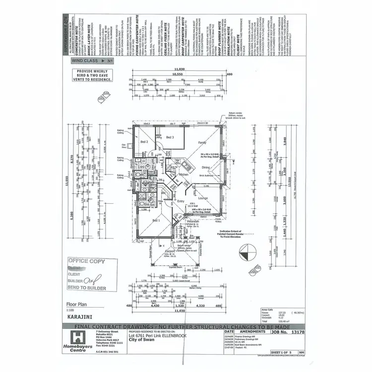 Floorplan of Homely house listing, 6 Ginnini Lane, Ellenbrook WA 6069