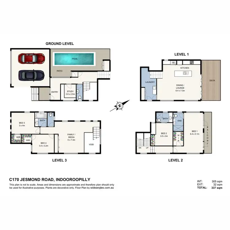 Floorplan of Homely house listing, 170 Jesmond Road, Indooroopilly QLD 4068