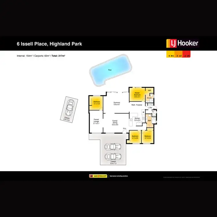 Floorplan of Homely house listing, 6 Issell Place, Highland Park QLD 4211