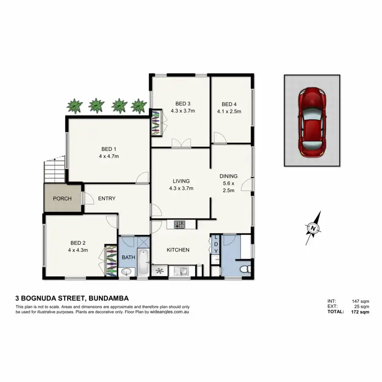 Floorplan of Homely house listing, 3 Bognuda Street, Bundamba QLD 4304
