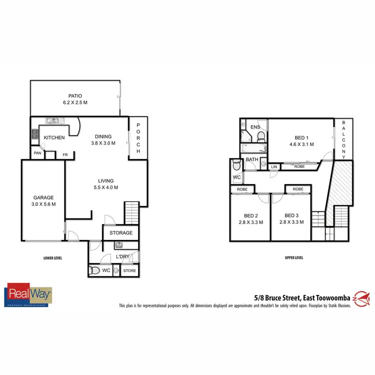 Floorplan of Homely unit listing, 5/8 Bruce Street, East Toowoomba QLD 4350
