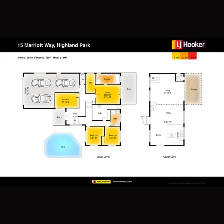 Floorplan of Homely house listing, 15 Marriott Way, Highland Park QLD 4211