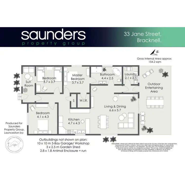 Floorplan of Homely rural property listing, 33 Jane Street, Bracknell TAS 7302