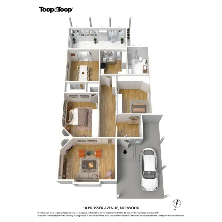 Floorplan of Homely house listing, 10 Prosser Avenue, Norwood SA 5067