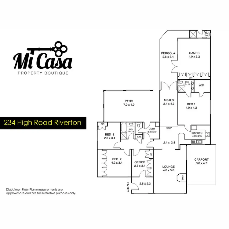 Floorplan of Homely house listing, 234 High Road, Riverton WA 6148