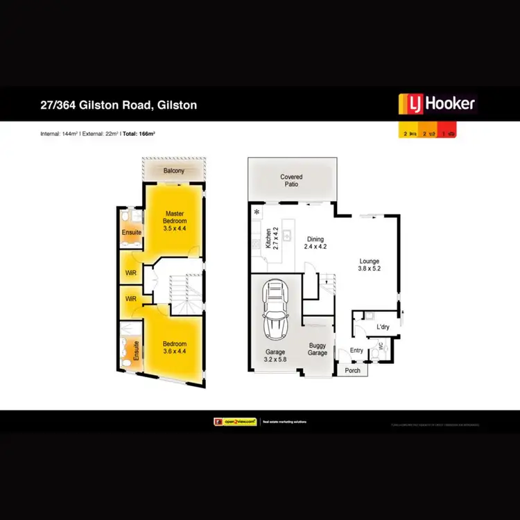 Floorplan of Homely unit listing, 27/364 Gilston Road, Gilston QLD 4211