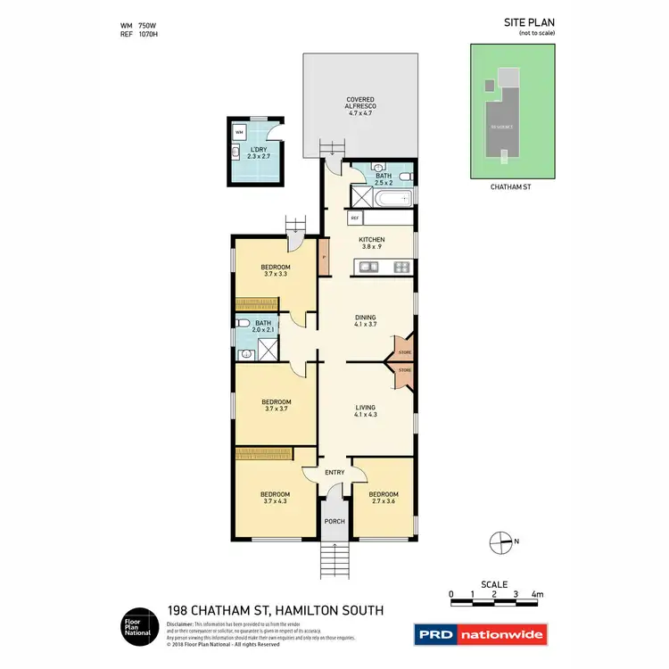 Floorplan of Homely house listing, 198 Chatham Street, Hamilton South NSW 2303
