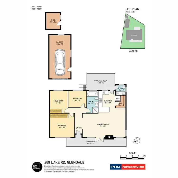 Floorplan of Homely house listing, 269 Lake Road, Glendale NSW 2285