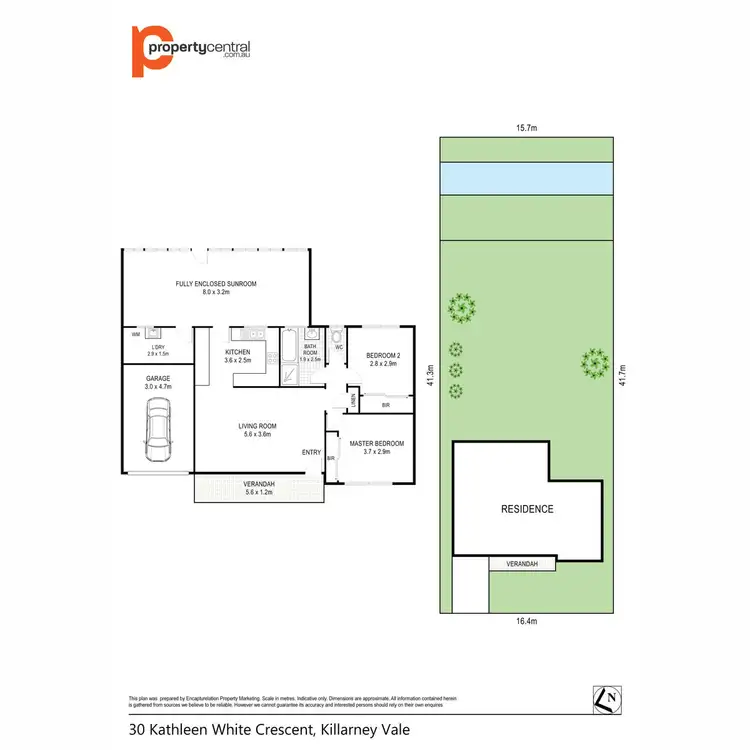 Floorplan of Homely house listing, 30 Kathleen White Crescent, Killarney Vale NSW 2261