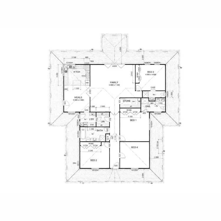 Floorplan of Homely rural property listing, 79 Manuka Road, Lake Albert NSW 2650