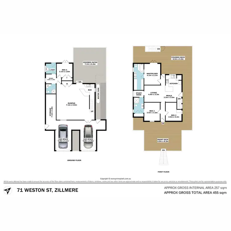 Floorplan of Homely house listing, 71 Weston Street, Zillmere QLD 4034