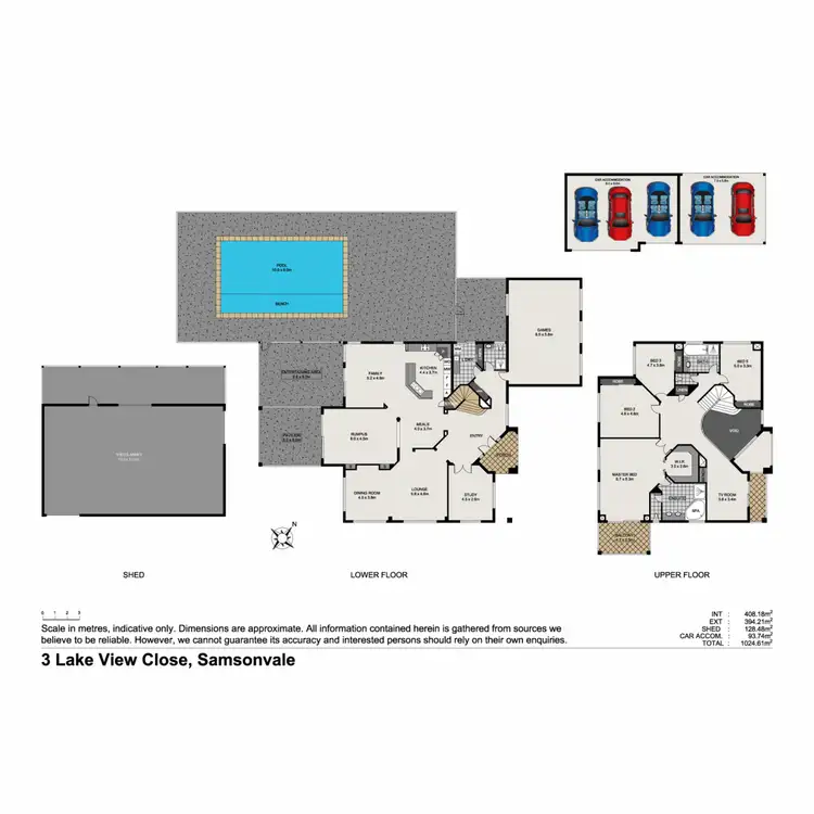 Floorplan of Homely house listing, 3 Lake View Close, Samsonvale QLD 4520