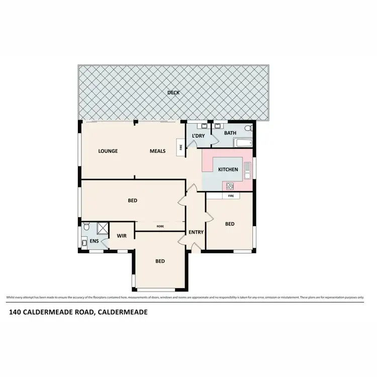 Floorplan of Homely house listing, 140 Caldermeade Road, Caldermeade VIC 3984