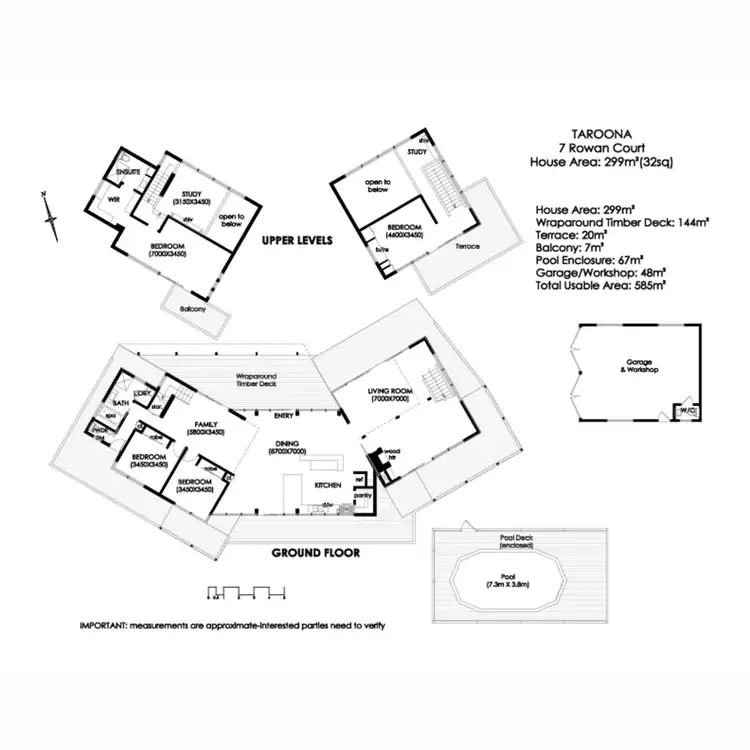 Floorplan of Homely house listing, 7 Rowan Court, Taroona TAS 7053