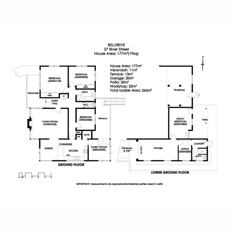 Floorplan of Homely house listing, 27 River Street, Bellerive TAS 7018
