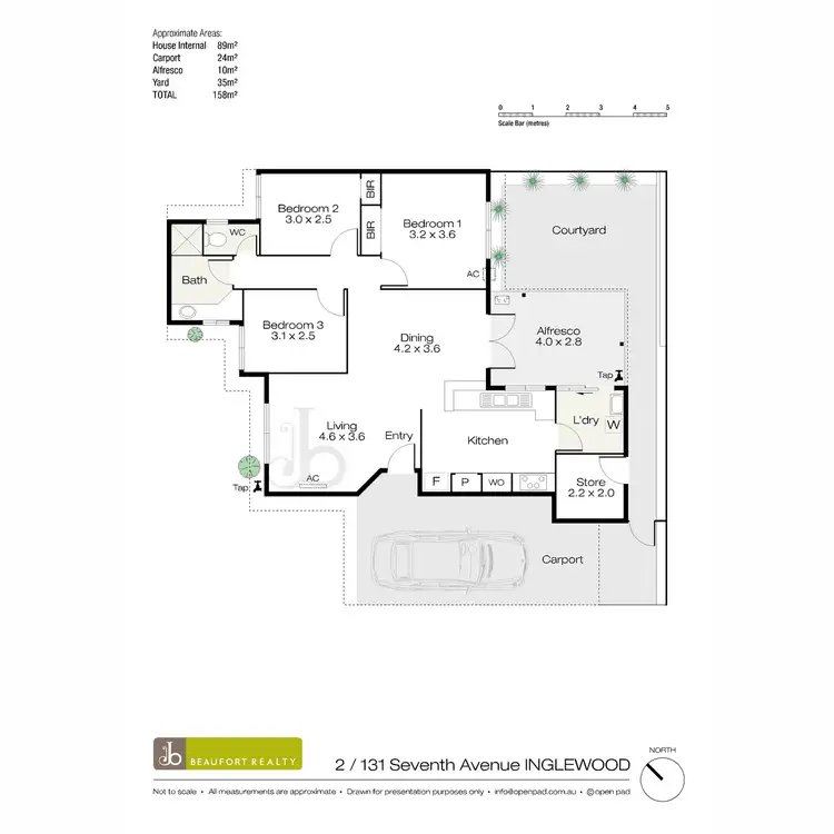 Floorplan of Homely house listing, 2/131 Seventh Avenue, Inglewood WA 6052