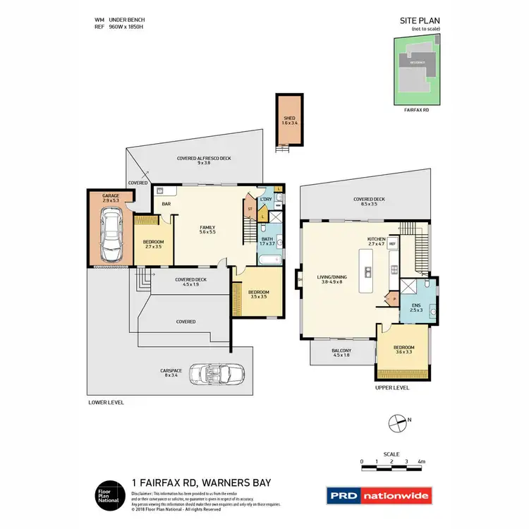 Floorplan of Homely house listing, 1 Fairfax Road, Warners Bay NSW 2282