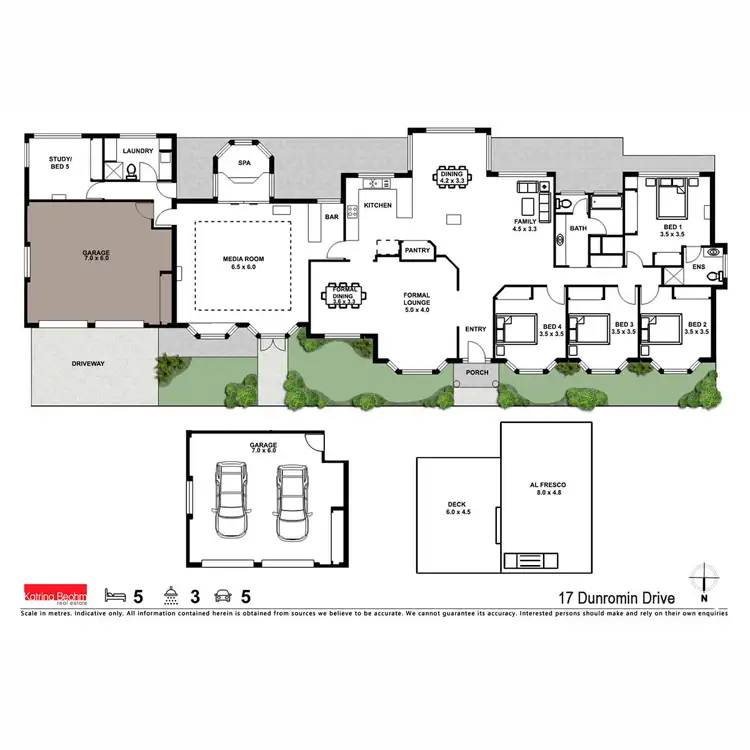Floorplan of Homely house listing, 17 Dunromin Drive, Modanville NSW 2480