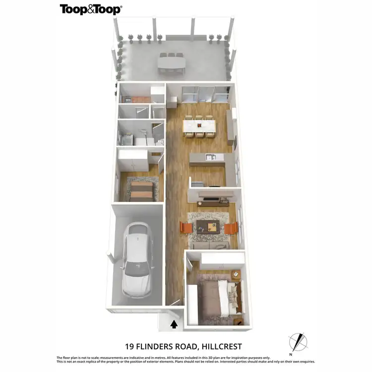 Floorplan of Homely house listing, 19 Flinders Road, Hillcrest SA 5086